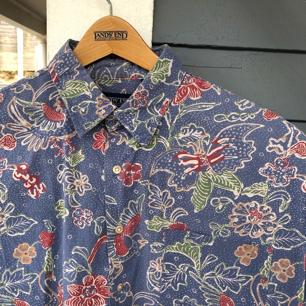 Vintage floral button up